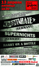 13 , 18:00, Grand Bourbon Street: Dodelhaie (), Supernichts (), Harry On A Bottle.  500/600 .